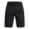 Boys' Under Armour Youth Woven Printed Short - 003 - BLACK