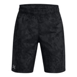 Boys' Under Armour Youth Woven Printed Short - 003 - BLACK