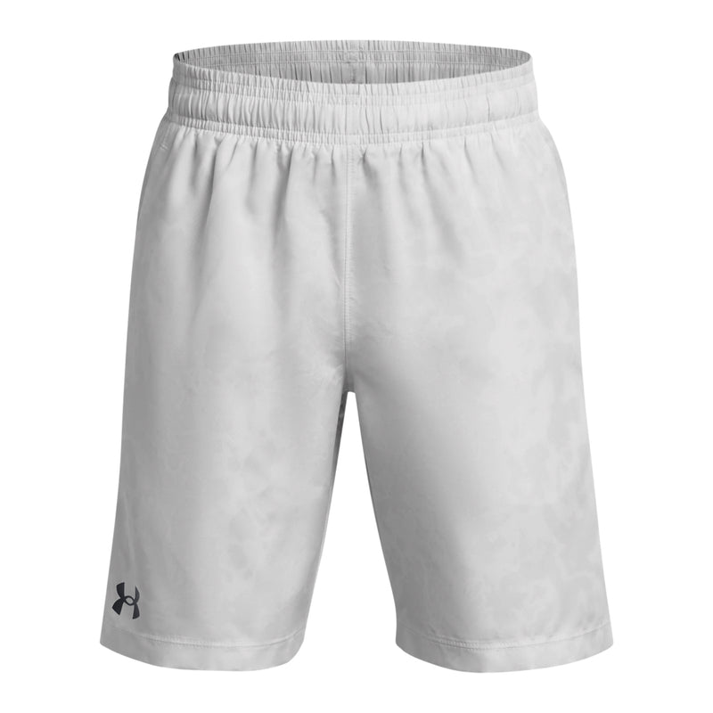 Boys' Under Armour Youth Woven Printed Short - 023 - GREY