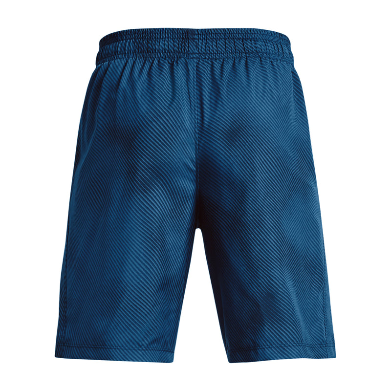 Boys' Under Armour Youth Woven Printed Short - 426 BLUE