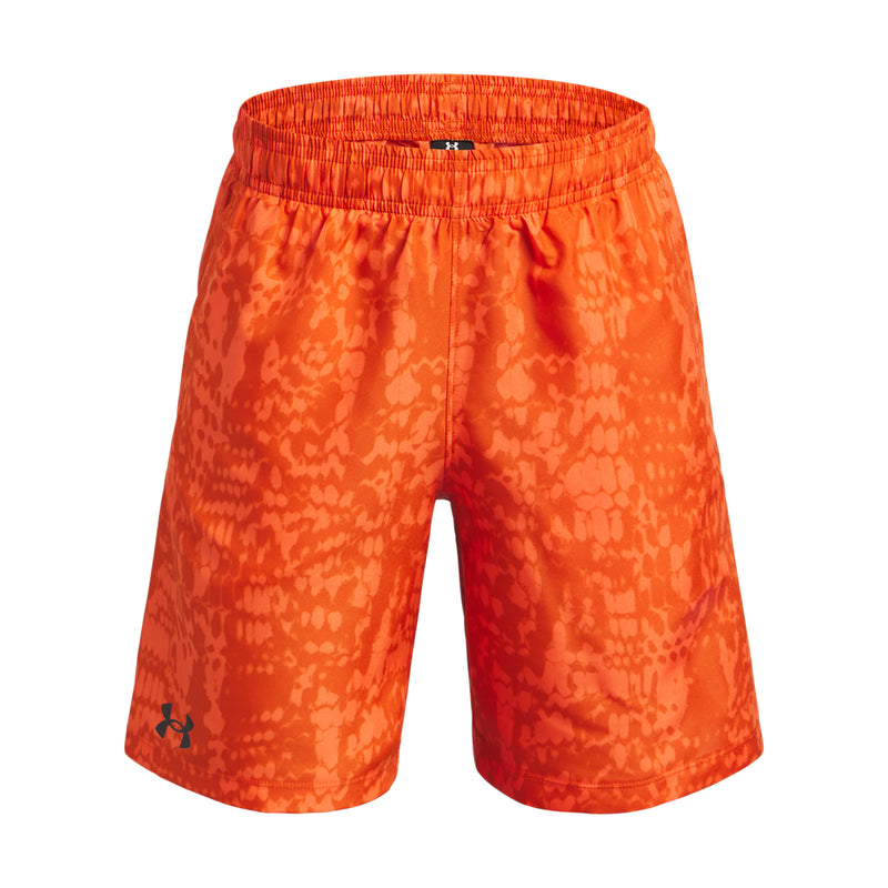 Boys' Under Armour Youth Woven Printed Short - 847 FIRE