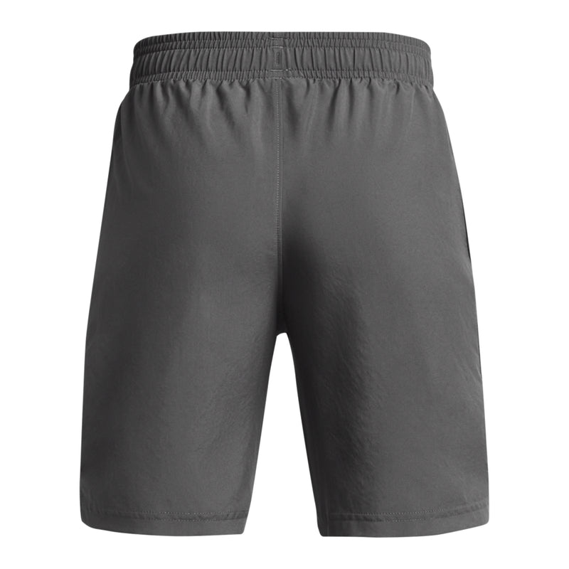 Boys' Under Armour Youth Woven Wordmark Short - 025 - CASTLEROCK GREY