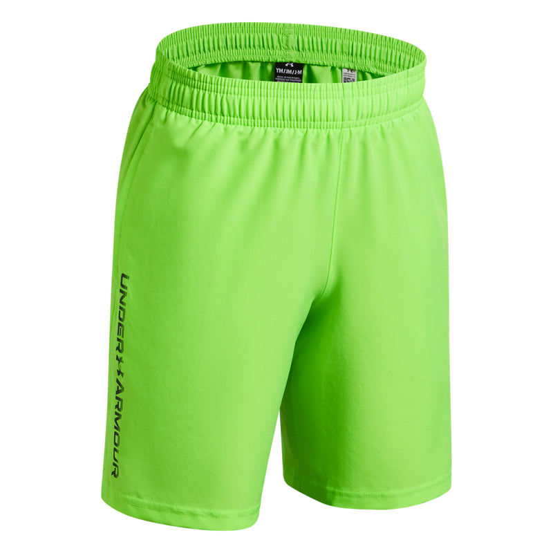 Boys' Under Armour Youth Woven Wordmark Short - 389 - HYPER GREEN