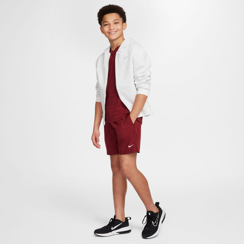 Boys'/Girls' Youth Nike Dri-FIT Multi+ Short - 677 - TEAM RED