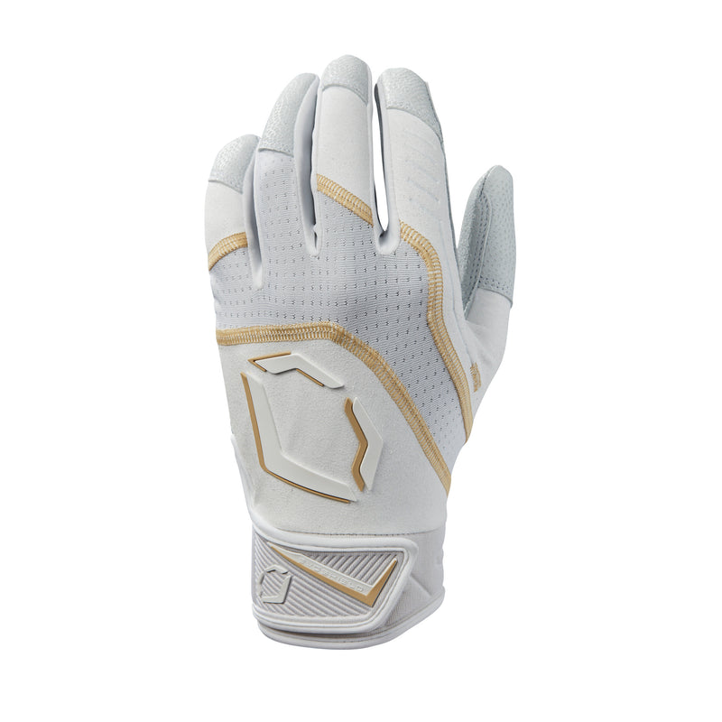 EvoShield Khaos Batting Gloves - WHITE