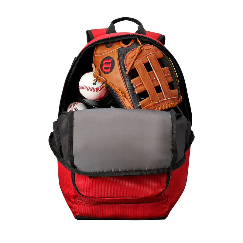 EvoShield SRZ-1 Bat Backpack - SCARLET