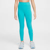 Girl's Nike Youth One High-Waisted Legging - 345 - DUSTY CACTUS