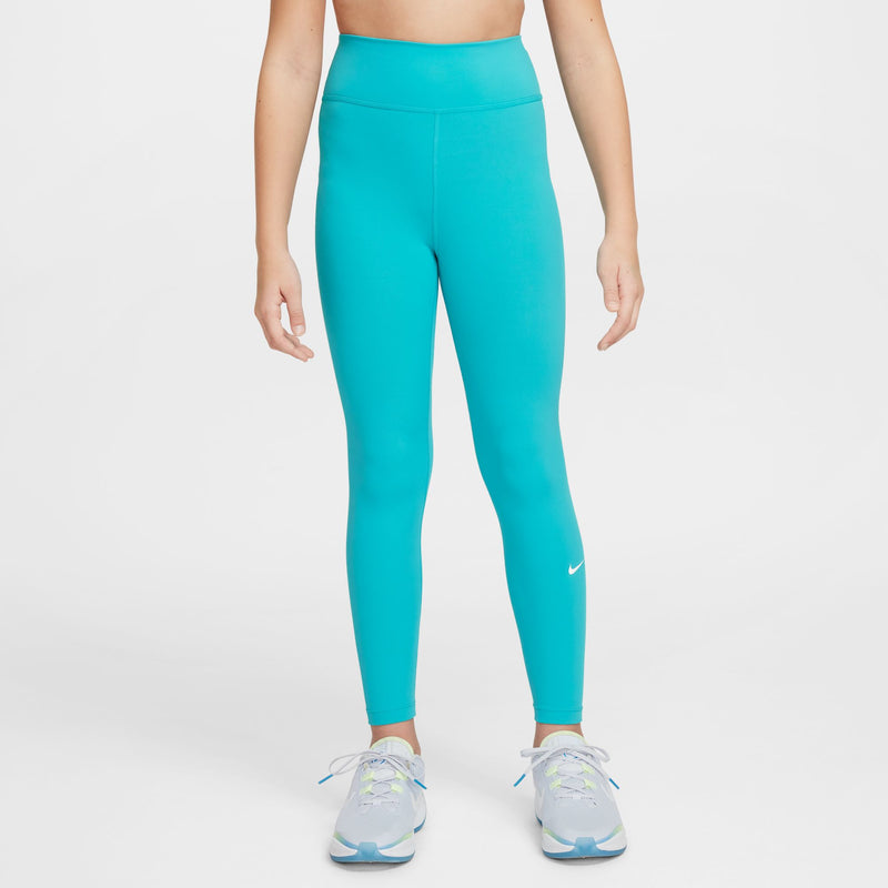 Girl's Nike Youth One High-Waisted Legging - 345 - DUSTY CACTUS