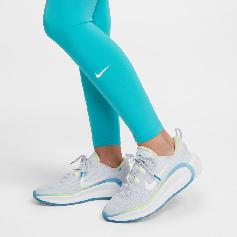 Girl's Nike Youth One High-Waisted Legging - 345 - DUSTY CACTUS