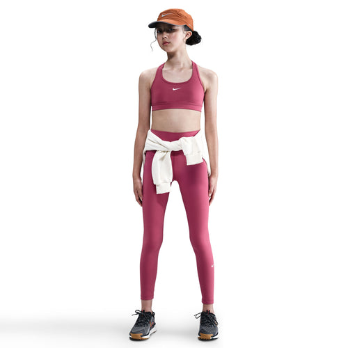 Girl's Nike Youth One High-Waisted Legging - 634 BEET