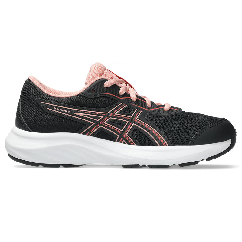 Girls' ASICS Youth Contend 9 - 008 - BLACK