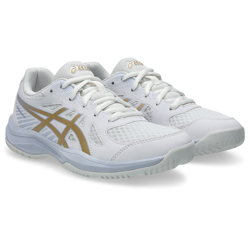 Girls' ASICS Youth Upcourt 6 Volleyball Shoes - 103W/CHA