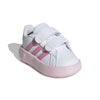 Girls' Adidas Toddler Grand Court 2.0 - WHITE/PINK
