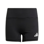 Girls' Adidas Youth 4" Volleyball Shorts - BLACK