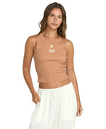 Girls' Billabong Fun Times Knit Crop Tank Top - RSB-ROSE