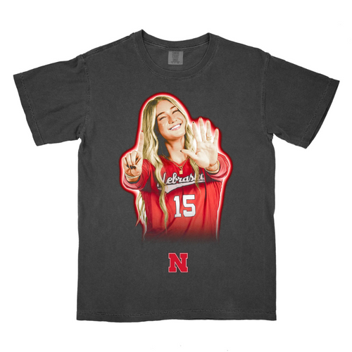Girls'/Boys' Nebraska Huskers Youth Andi Jackson Portrait T-Shirt