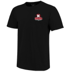 Girls'/Boys' Nebraska Huskers Youth Stacked Volleyball T-Shirt - BLACK