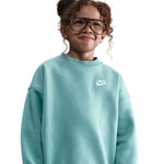 Girls'/Boys' Nike Youth Club Fleece Oversized Sweatshirt - 017 - CANNON BLUE