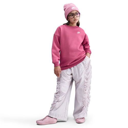 Girls'/Boys' Nike Youth Club Fleece Oversized Sweatshirt - 634 - SWEET BEET