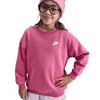 Girls'/Boys' Nike Youth Club Fleece Oversized Sweatshirt - 634 - SWEET BEET
