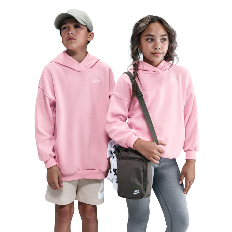 Girls'/Boys' Nike Youth NSW Club Fleece Hoodie - 690 - SOFT PINK
