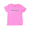 Girls' Champion Youth Classic T-Shirt - SPIRITED PINK