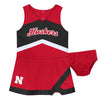 Girls' Nebraska Huskers Toddler Cheer Captain Dress - RED