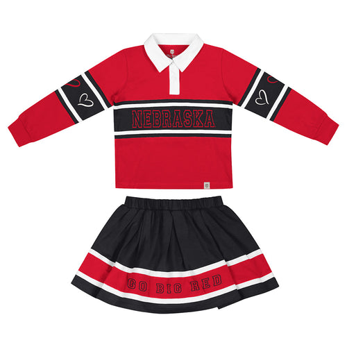 Girls' Nebraska Huskers Toddler Homecoming 2-Piece Set - NEBRASKA
