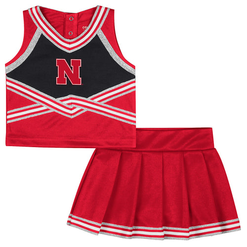Girls' Nebraska Huskers Toddler Lollipop Park Cheer Set - NEBRASKA