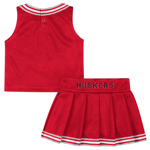 Girls' Nebraska Huskers Toddler Lollipop Park Cheer Set - NEBRASKA