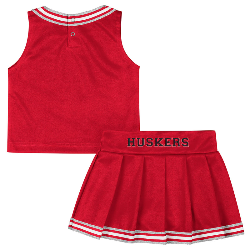 Girls' Nebraska Huskers Toddler Lollipop Park Cheer Set - NEBRASKA