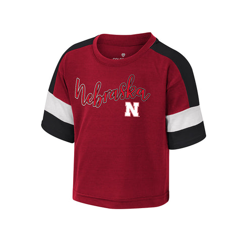 Girls' Nebraska Huskers Toddler The Diamond T-Shirt - NEBRASKA