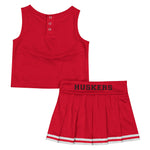 Girls' Nebraska Huskers Toddler Time For Recess Cheer Set - NEBRASKA