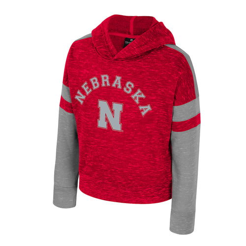 Girls' Nebraska Huskers Youth Candy Kingdom Hoodie - NEBRASKA