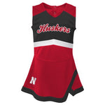 Girls' Nebraska Huskers Youth Cheer Captain Dress - RED