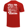 Girls' Nebraska Huskers Youth Cutesy Campus T-Shirt - NEBRASKA
