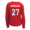 Girls' Nebraska Huskers Youth Harper Murray Longsleeve Jersey - #27 RED