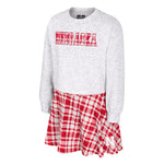Girls' Nebraska Huskers Youth Marceline Plaid Set - NEBRASKA