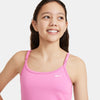 Girls' Nike Dri-FIT Indy Tank Sports Bra - 675 PINK