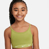 Girls' Nike Yourth Dri-FIT One Sports Bra  - 377 PEAR