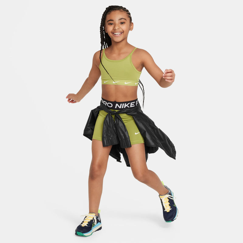 Girls' Nike Yourth Dri-FIT One Sports Bra  - 377 PEAR