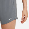 Girls' Nike Yourth Dri-FIT One Woven High-Waisted Short - 084 - GREY