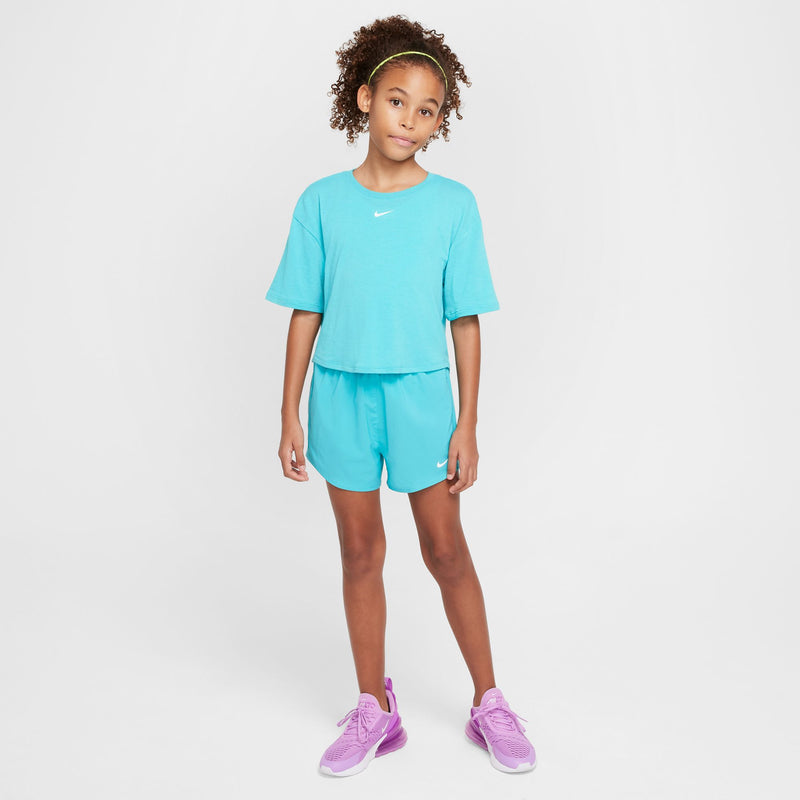 Girls' Nike Yourth Dri-FIT One Woven High-Waisted Short - 345 - DUSTY CACTUS