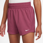 Girls' Nike Yourth Dri-FIT One Woven High-Waisted Short - 634 - SWEET BEET