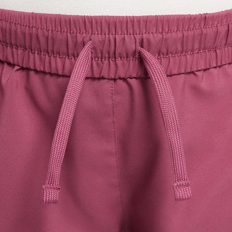 Girls' Nike Yourth Dri-FIT One Woven High-Waisted Short - 634 - SWEET BEET