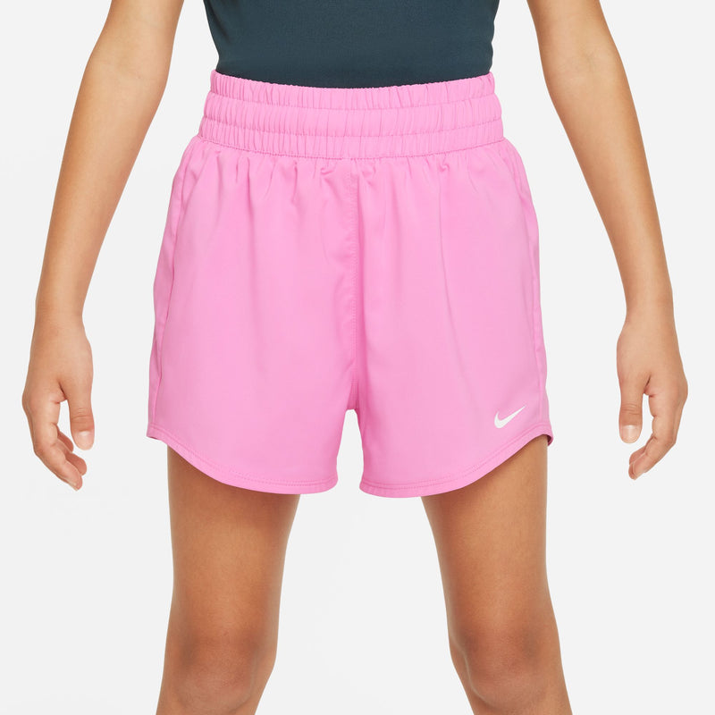 Girls' Nike Yourth Dri-FIT One Woven High-Waisted Short - 675 PINK