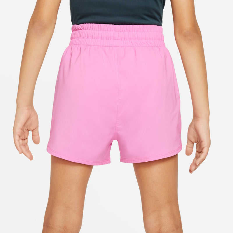 Girls' Nike Yourth Dri-FIT One Woven High-Waisted Short - 675 PINK