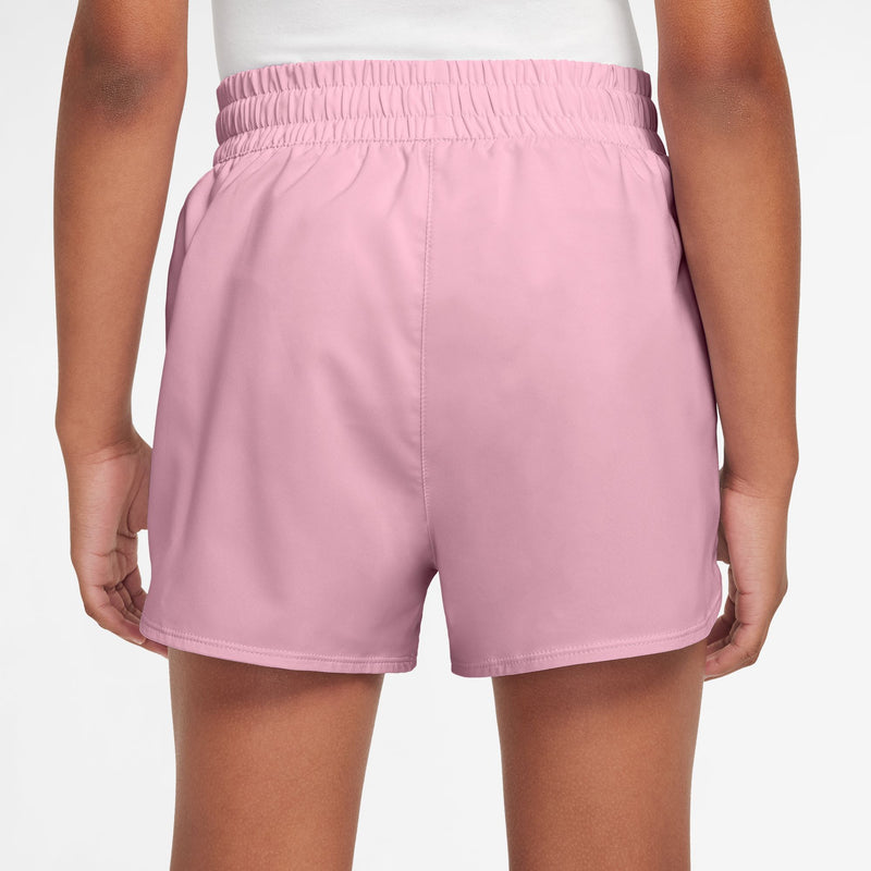 Girls' Nike Yourth Dri-FIT One Woven High-Waisted Short - 690 - SOFT PINK