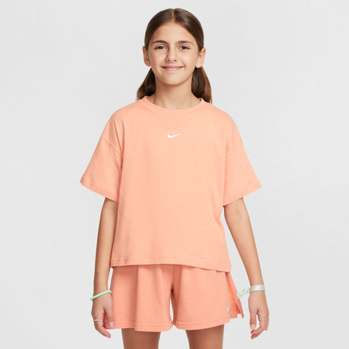 Girls' Nike Youth Boxy Essential T-Shirt - 844 - APRICOT