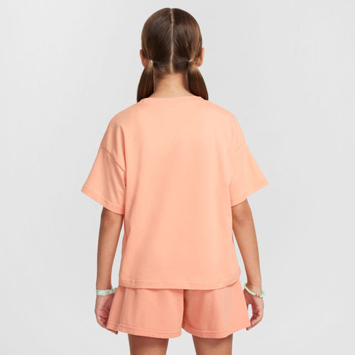 Girls' Nike Youth Boxy Essential T-Shirt - 844 - APRICOT